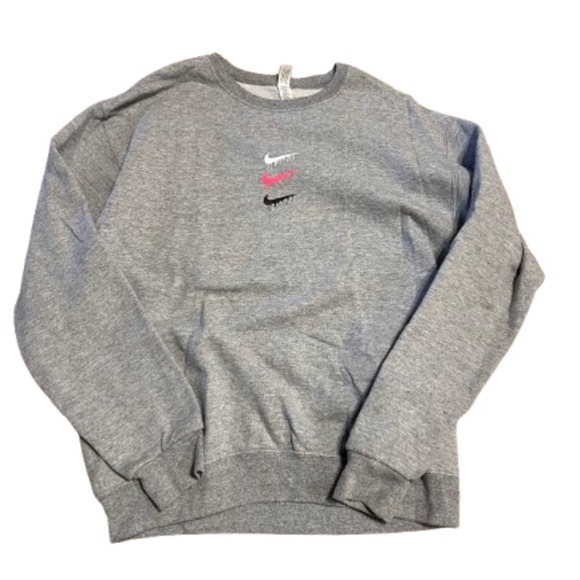 Custom Sweaters - Custom Swoosh Crewneck